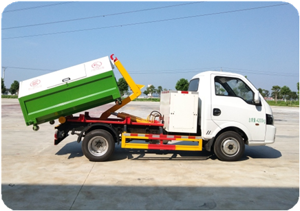 電動(dòng)車(chē)廂可卸垃圾車(chē)